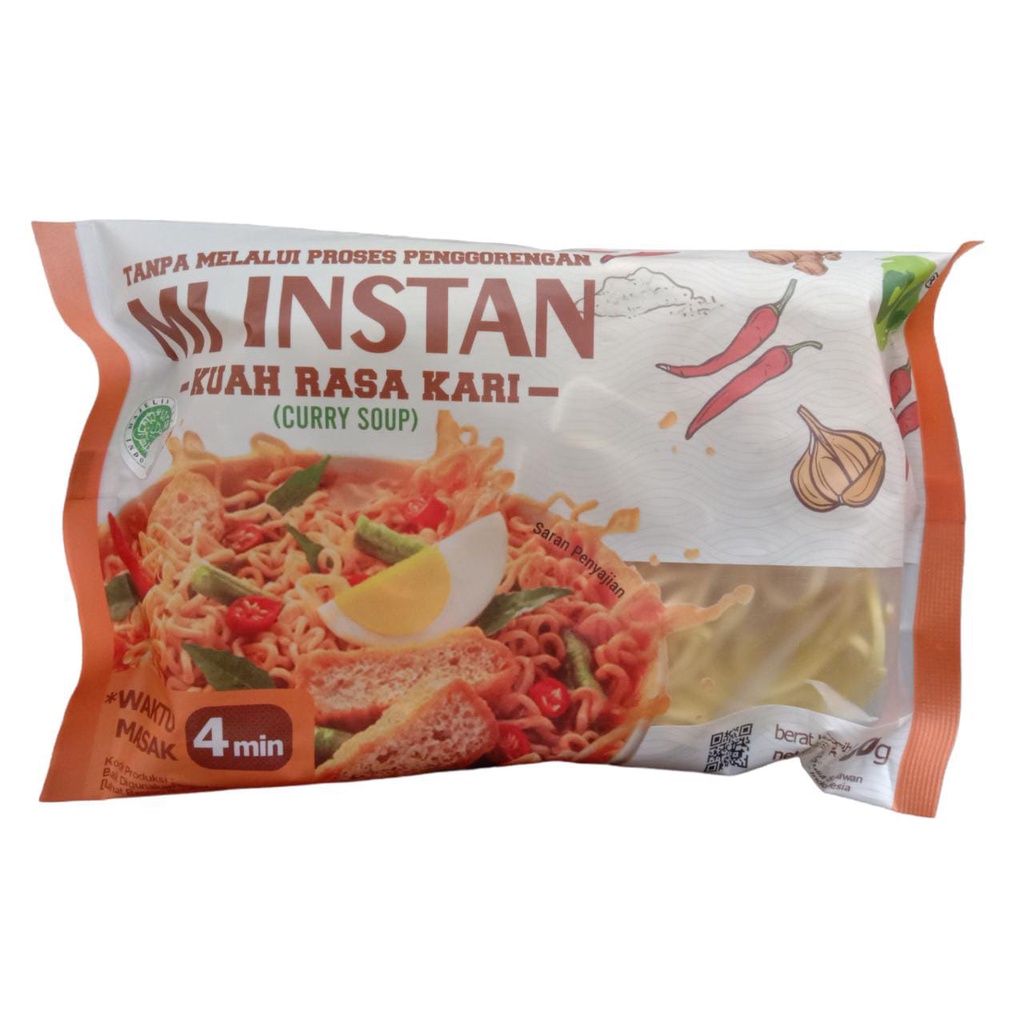 

OC MIE INSTANT CURRY SOUP 80 GR / MIE KUAH RASA KARI / MIE INSTANT
