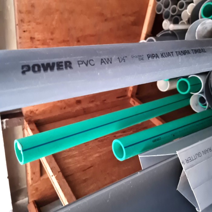 Pipa PVC Power AW 1-1/2 Abu