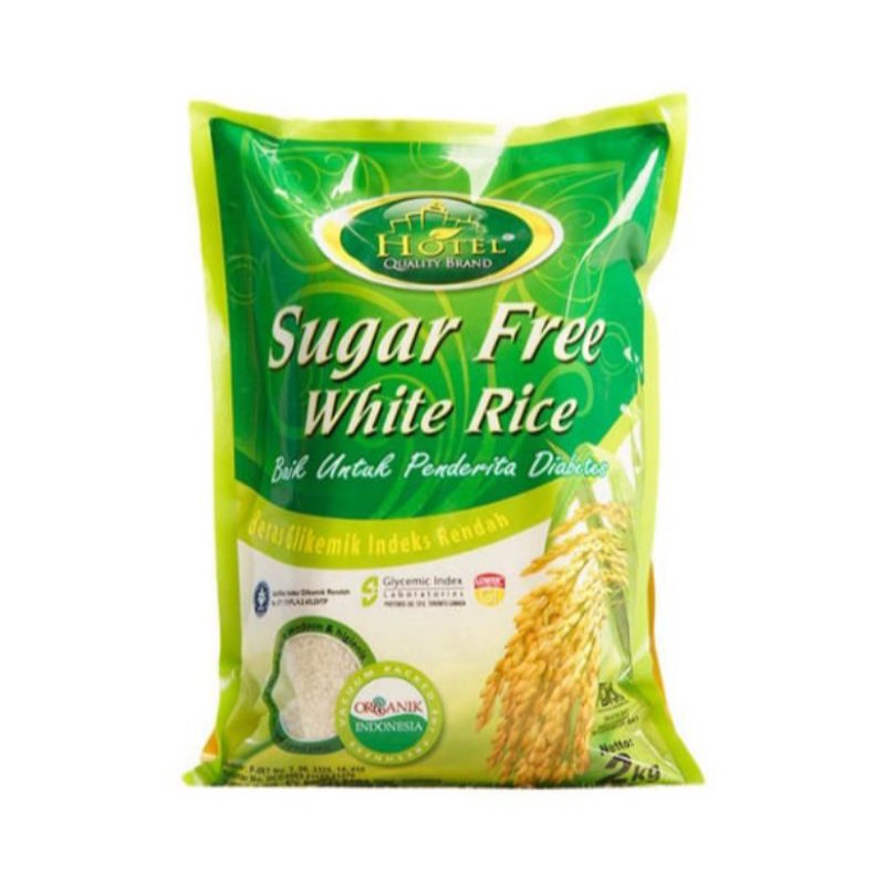 

HOTEL Sugar Free White Rice/ Beras Putih Organik / Beras Glikemik Indeks Rendah