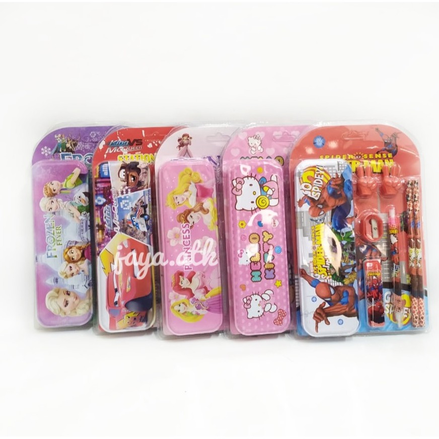 Paket Alat Tulis / Study Set / Stationery Set Murah Karakter 8802