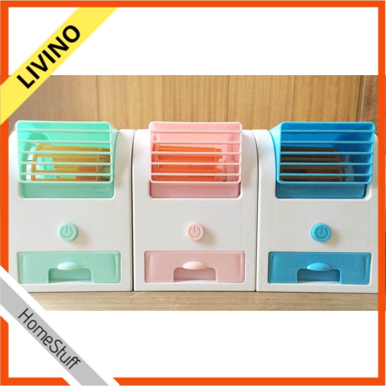 Fan Mini Conditioning Air - Portable Duduk AC Angin Kipas Fan Bladeless usb Kabel LIVINO
