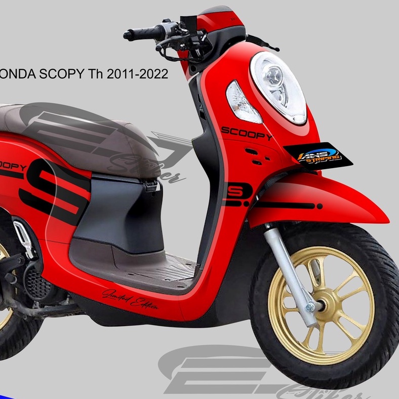 STIKER SCOOPY 2021 2022 FULL BODY / STIKER SCOOPY WARNA CANTIK / DECAL STIKER SCOOPY