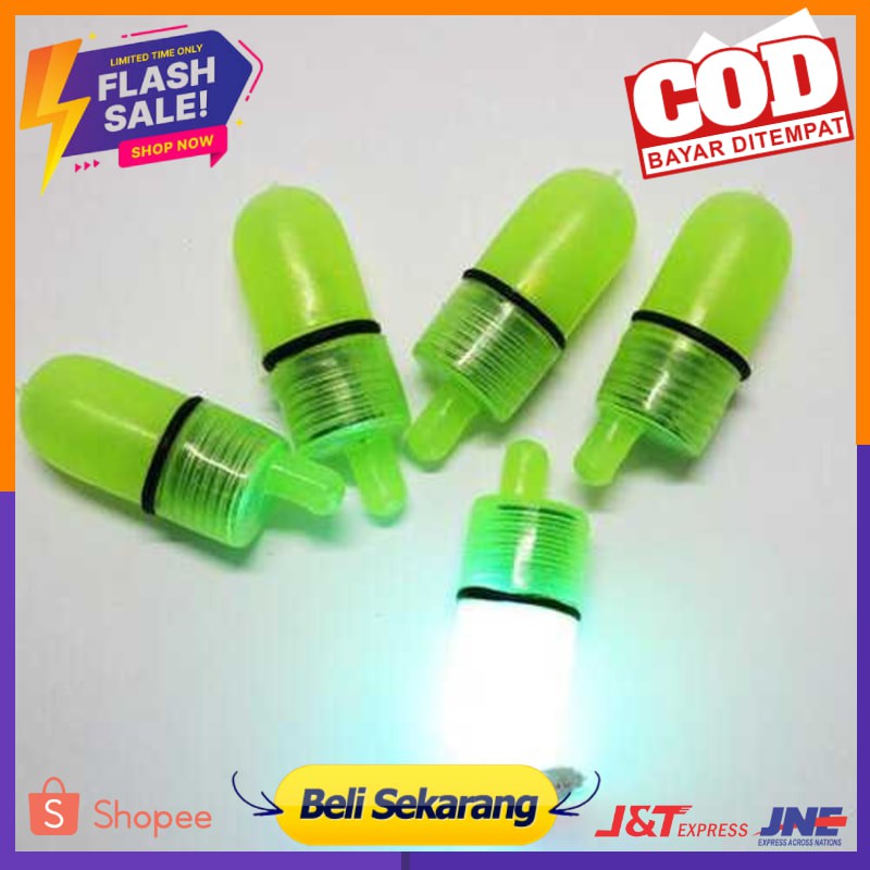 Gmarty Lampu LED Bell Pendeteksi Ikan untuk Kail Pancing 10PCS - Q0142