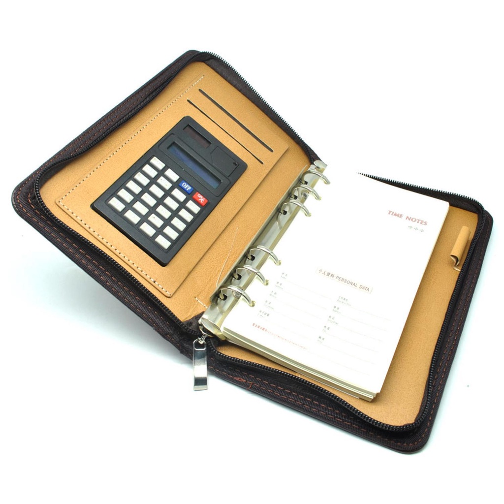 

Binder Cover Kulit Kalkulator Buku Catatan Y8302 Coklat Y3959