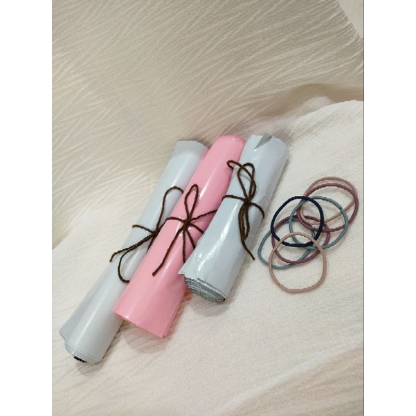 

PLASTIK POLYMER/POLYMAILER PUTIH PREMIUM/GLOSSY BABY PINK