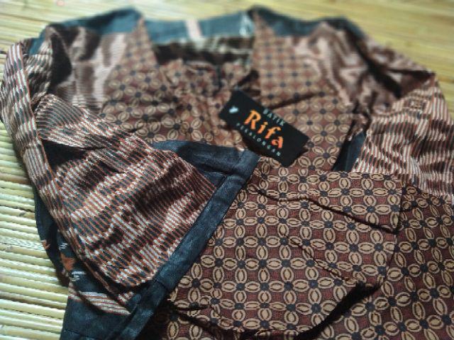 Batik Couple Keluarga Maura Sania Ruffle Ori Ndoro Jowo Dnt Motif Terkini 2021