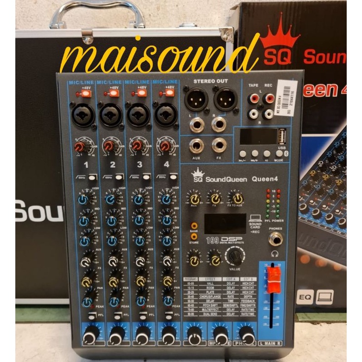 MIXER AUDIO SOUNDQUEEN QUEEN 4 CHANNEL SOUND QUEEN QUEEN 4 FREE KOPER