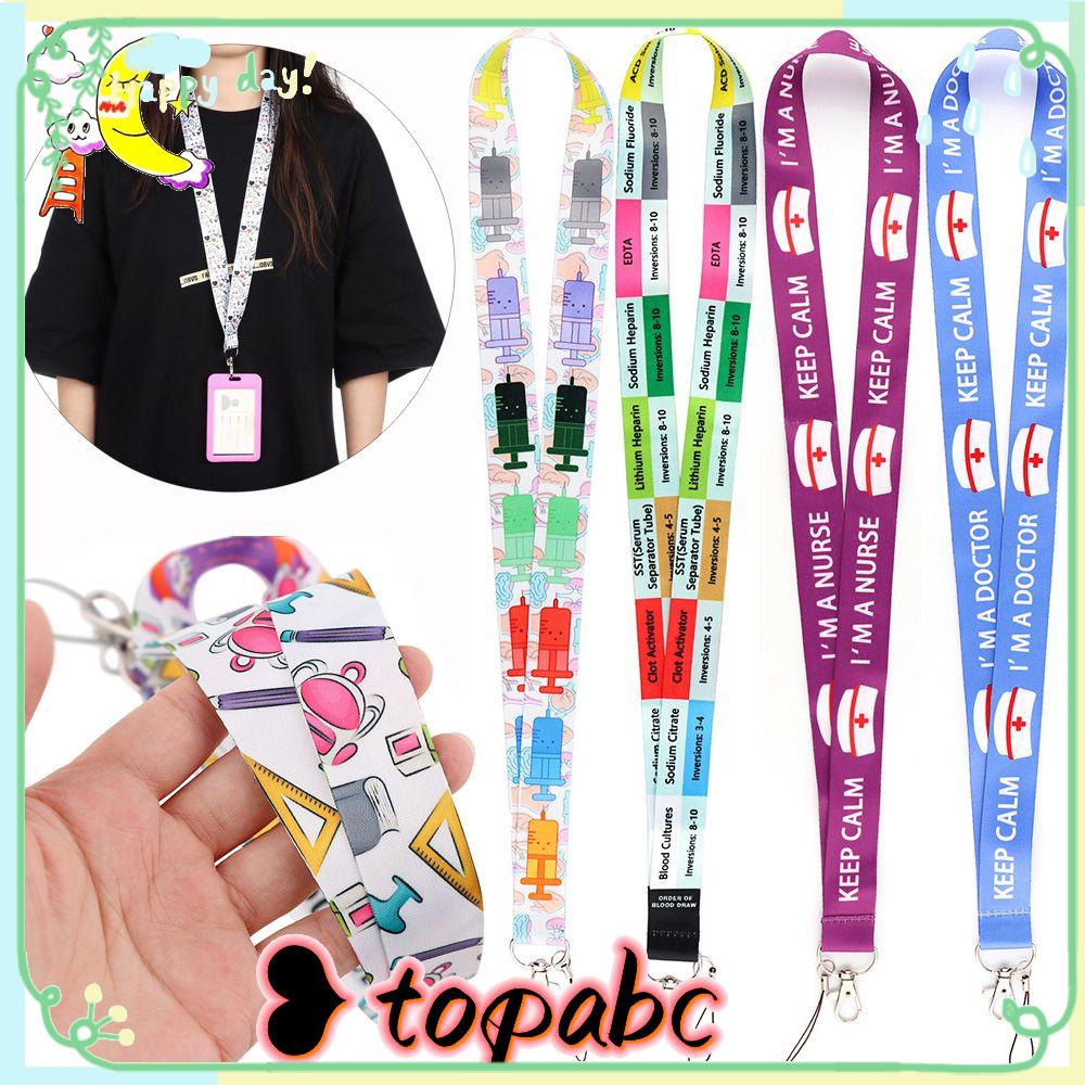 TOP Multi-function Nurse Lanyard Cover Pass Key Chain Mobile Phone Straps Accessories Card Badge Gym Key Chain Doctors ID Card Neck Strap
