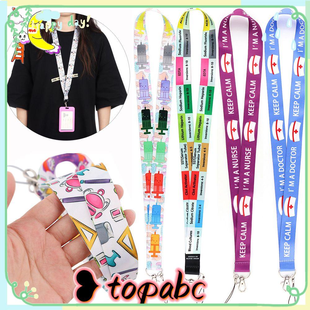 TOP Multi-function Nurse Lanyard Cover Pass Key Chain Mobile Phone Straps Accessories Card Badge Gym Key Chain Doctors ID Card Neck Strap