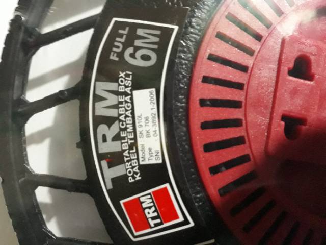 Kabel Roll Rol Gulung Colokan Listrik lampu Box 5m 5meter