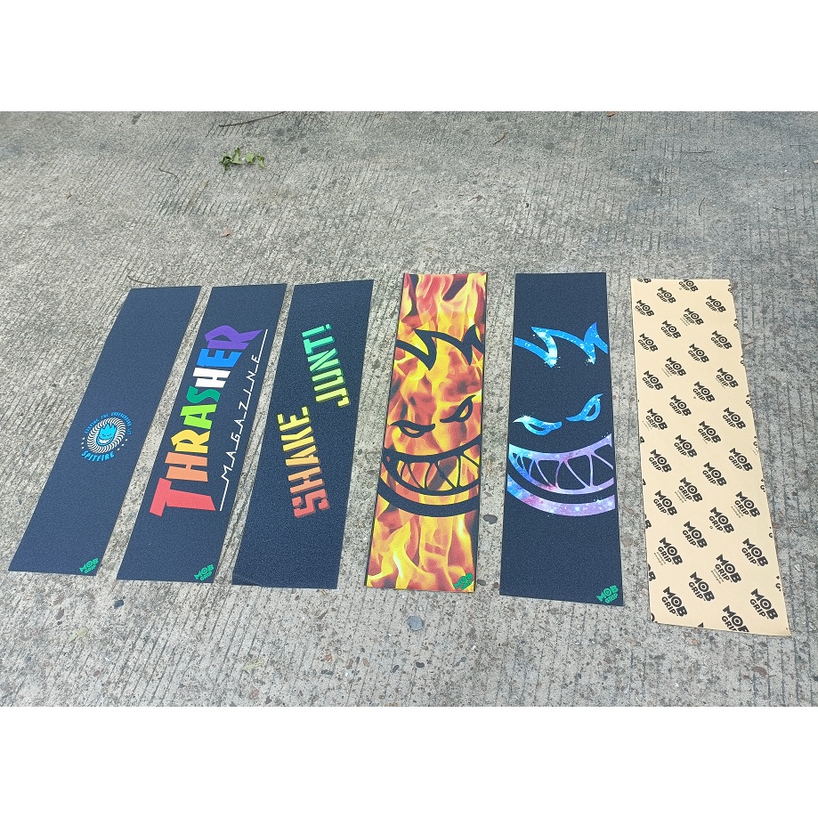 Mob SHAKTJUNT THRASHER 1pc Amplas GRIPTAPE SKATEBOARD PRO ORIGINAL Ukuran 33x9