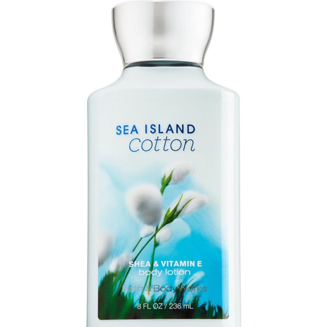 BBW Bath & Body Works Body Lotion Sea Island Cotton