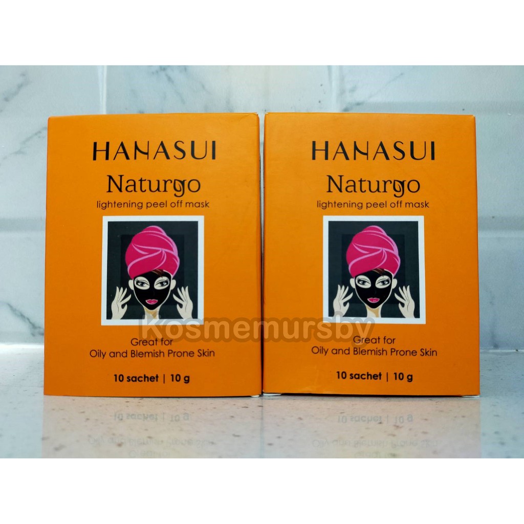 ( ECER ) Masker Naturgo HANASUI BPOM / masker hanasui / masker lumpur naturgo black mask