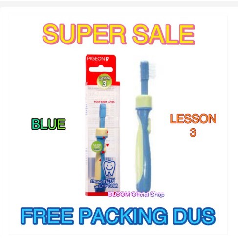 [LESSON 3] PIGEON Baby Training Tooth Brush Toothbrush Lesson Tahap 3 Tiga Sikat Gigi Bayi Anak