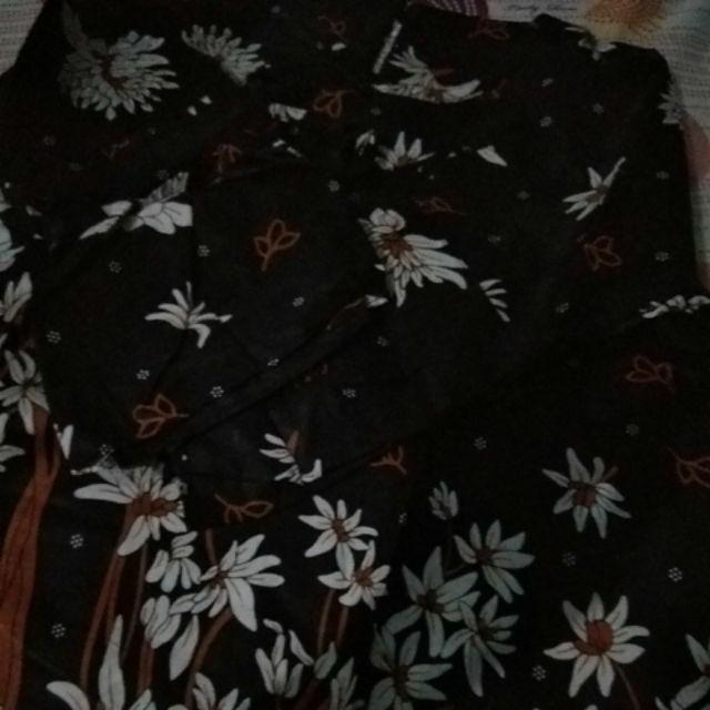 Maura Couple - Sania Ruffle Batik Couple Ori Ndoro Jowi Dnt Garansi..