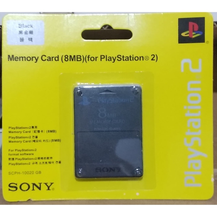 MC Memory Card Playstation (PS2) 8MB / 16MB / 32MB ORIGINAL Original original