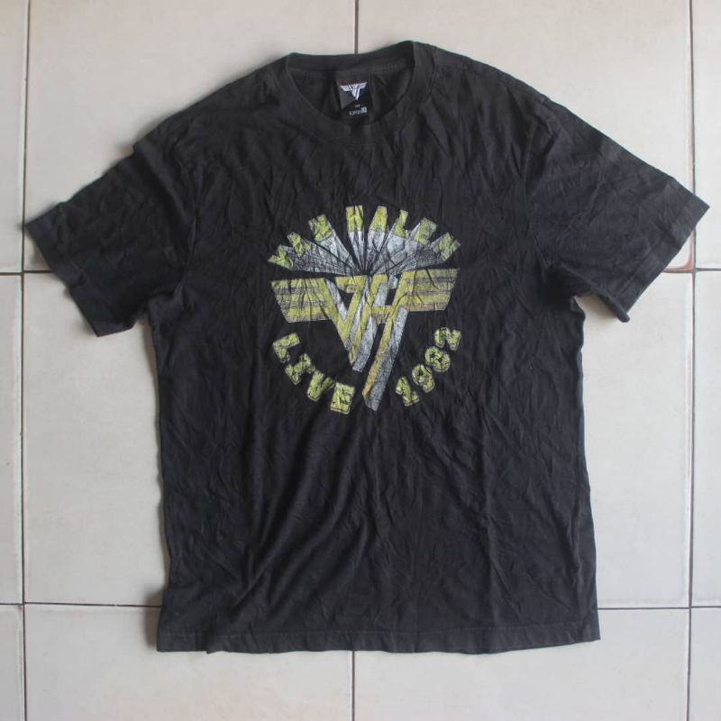 kaos oblong VAN HALEN tag Topten tee tshirt second original