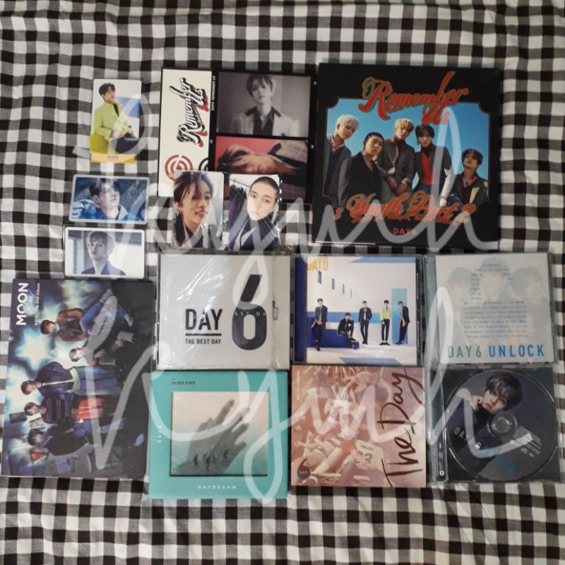 ALBUM DAY6 THE DAY THE BEST DAY UNLOCK MOONRISE THAILAND DAYDREAM REMEMBER US PHOTOCARD JAE WONPIL D