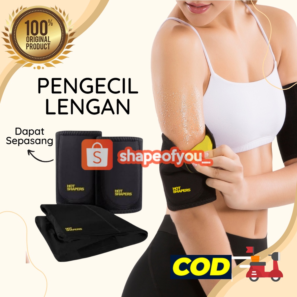 Pengecil Lengan Tangan Atas Korset Pembakar Lemak Ori Pelangsing Tangan Neotex Wanita Pria Pengecil Lengan Gelambir Hotshaper Hot Shaper Hotshapers Original Asli Murah Ready Stock Bisa COD Menjadikan Lengan Lebih Kencang Shapeofyou_