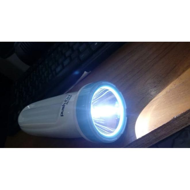 ₣ PROMO70% senter + lampu emergency push on FL1207