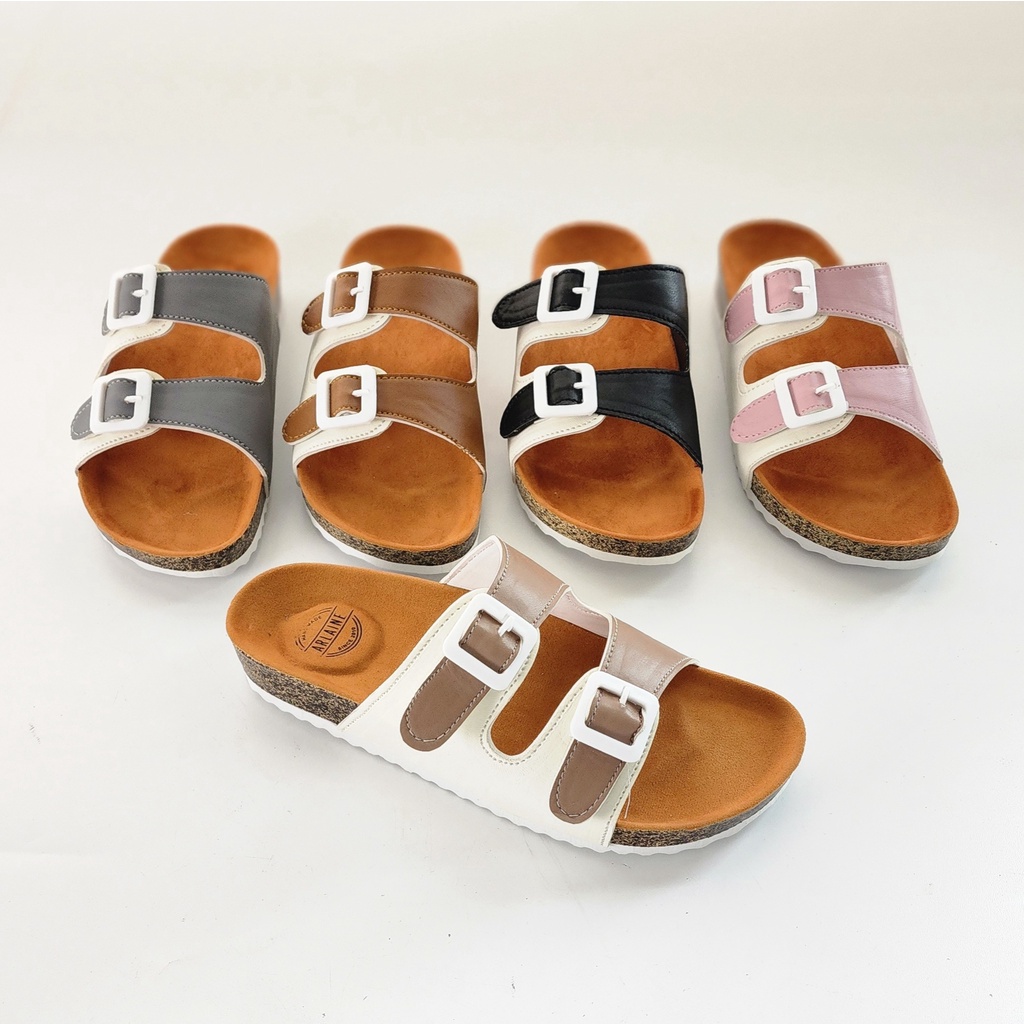 ARLAINE YOSHIE Sandal Casual wanita Sandal Puyuh Sandal Birken 2 Warna BM.01