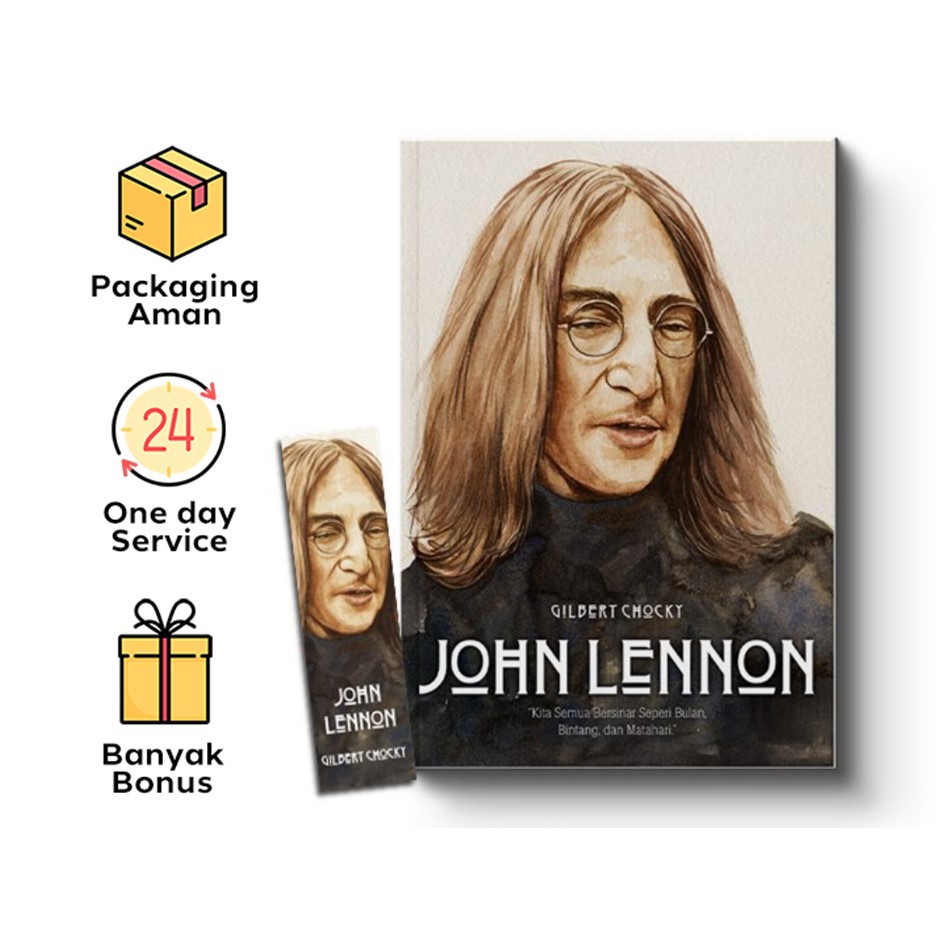 Buku John Lennon By Gilbert Chocky (Second Hope)