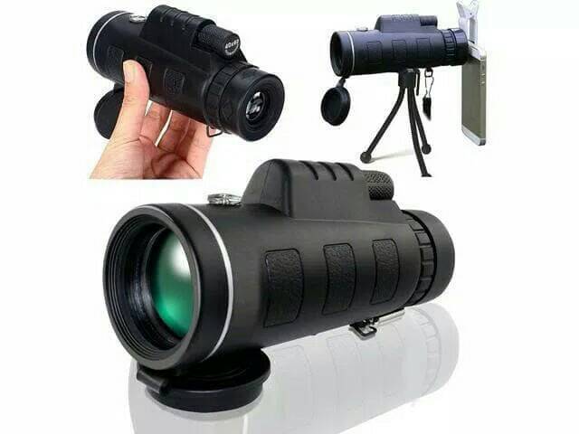 Teleskop monocular 40x60 lensa optik zoom for handphone