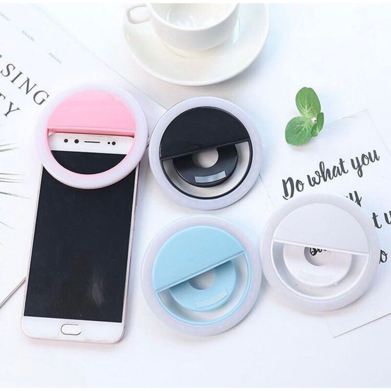 KING BEST MINI RING LIGHT SELFIE LED / LAMPU SELFIE BULAT UNTUK KAMERA CAMERA HP FLASH