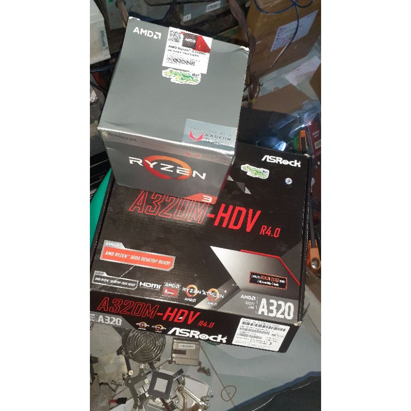 Paket Ryzen 3 2200G vs A320 Motherboard AM4 DDR4 Raven Ridge APU