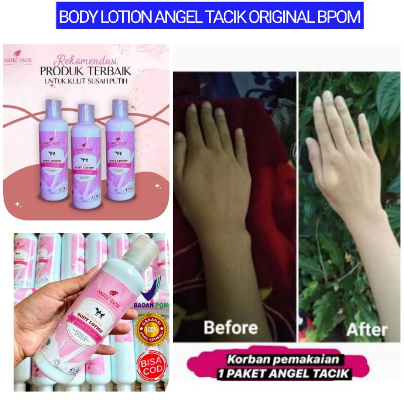 HB HANDBODY LOTION ANGEL TACIK ORIGINAL PEMUTIH BADAN BPOM