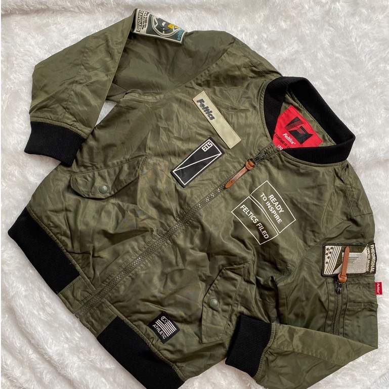JA-21 JAKET BOMBER ANAK FELTICS
