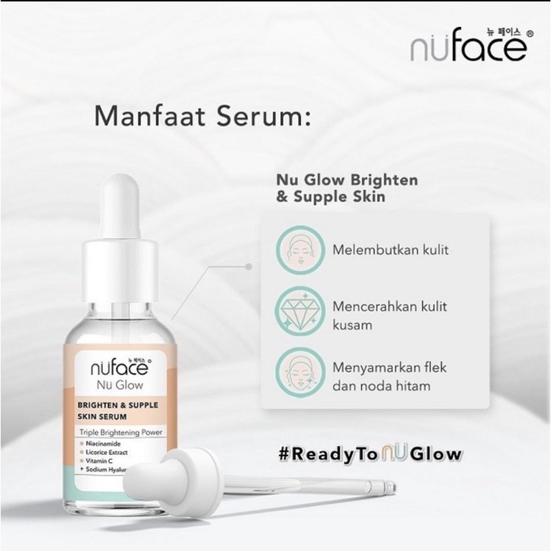 Nuface Nu Glow Serum Wajah 20 ml Cantik Best Seller