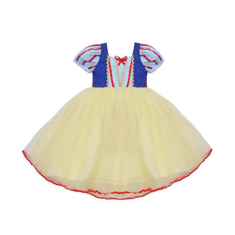 BAJU GAUN KOSTUM PRINCESS SNOW WHITE ANAK PEREMPUAN DRESS IMPOR