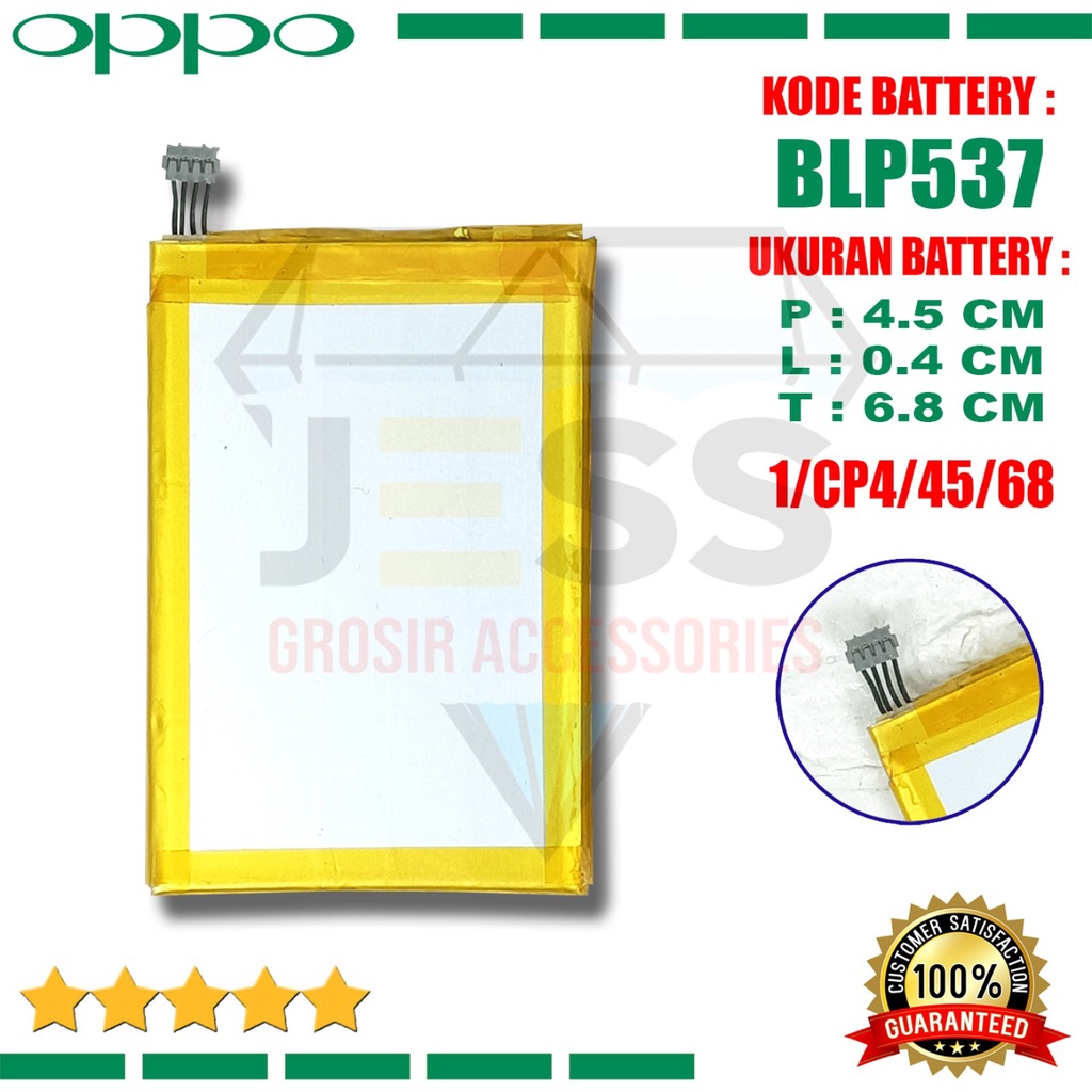 Baterai Battery Original BLP537 BLP-537 For tipe OPPO U705 , U Like 2 , U705T , U705W , U7015