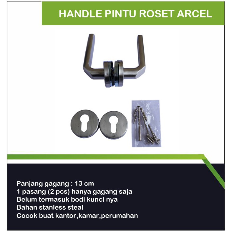 Handle Pintu Roset Arcel  Pegangan Pintu  Kunci Pintu Pisah