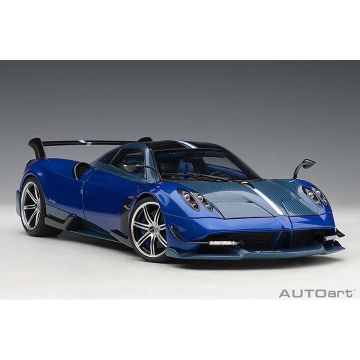 1/18 AUTOART PAGANI HUAYRA BLUE CARBON DIECAST MINIATUR MOBIL