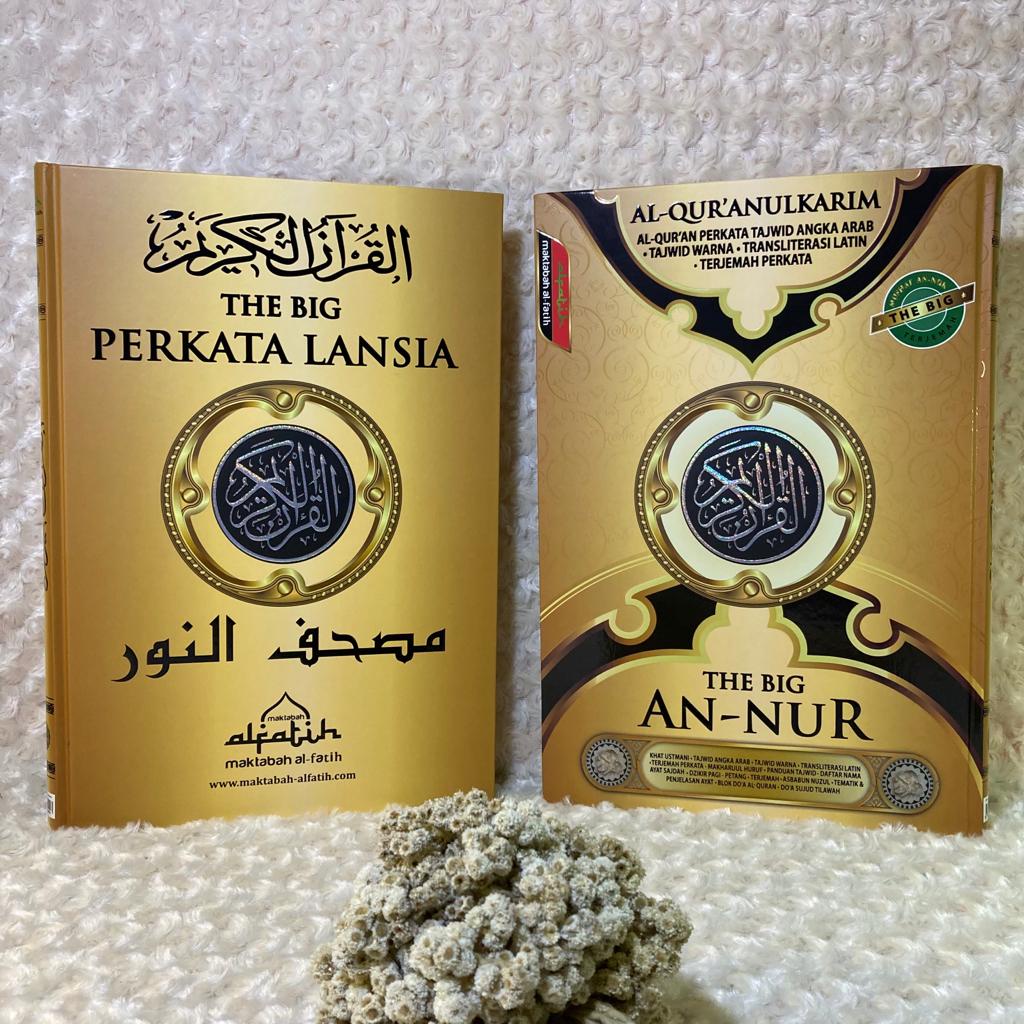 Al Quran Jumbo Terjemah Perkata Transliterasi Latin Tajwid Warna Angka Arab THE BIG AN-NUR A3 Reguler