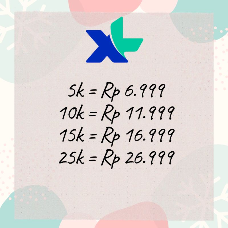 Jual Pulsa Xl Murah 5 - 20 rb