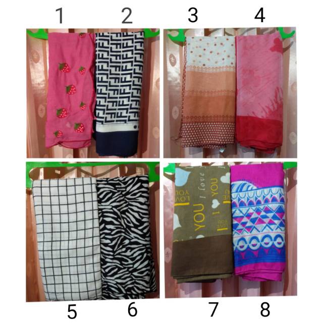 [PRELOVED] Jilbab Segi Empat Scarf