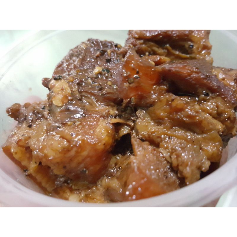 

Cukiok Lada Hitam / Kaki Babi Lada Hitam / Black Pepper Pork Knuckle