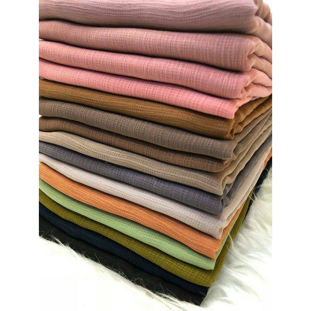 Jilbab segi empat Cornskin Premium Jahit Tepi/ Jilbab Serat Jagung / CORNSKIN-2