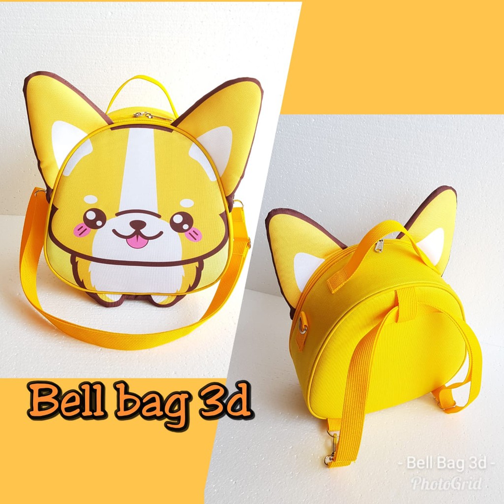 

Souvenir Ulang Tahun/Aqiqahan/Tasyukuran/Hampers/Bell Bag 3D/Tas-Custom