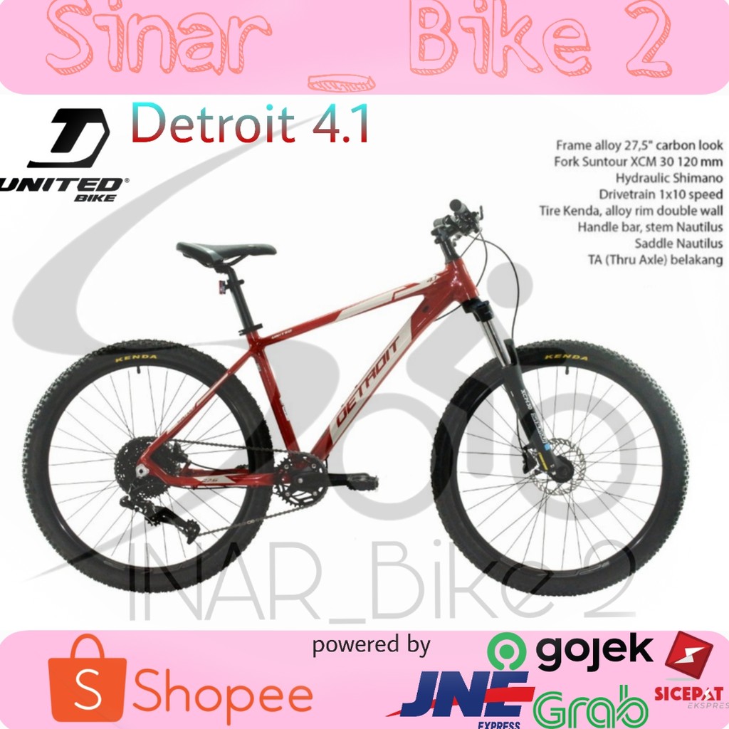 Sepeda Gunung Mtb United Detroit 4.1 27,5inch