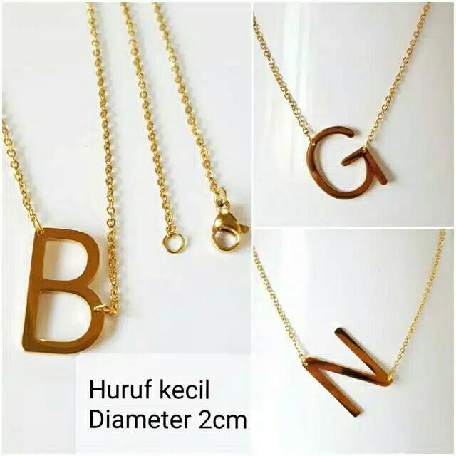 KALUNG HURUF TITANIUM A-T