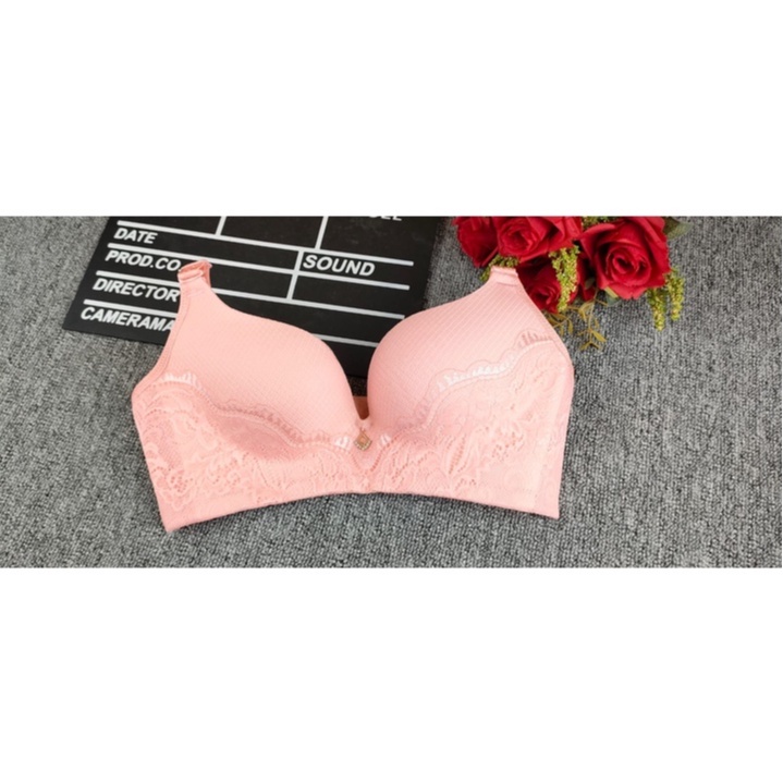 BRA/ BH WANITA BW-6612# TIDAK ADA KAWAT, BUSA SUPER TEBAL SIZE 34-38