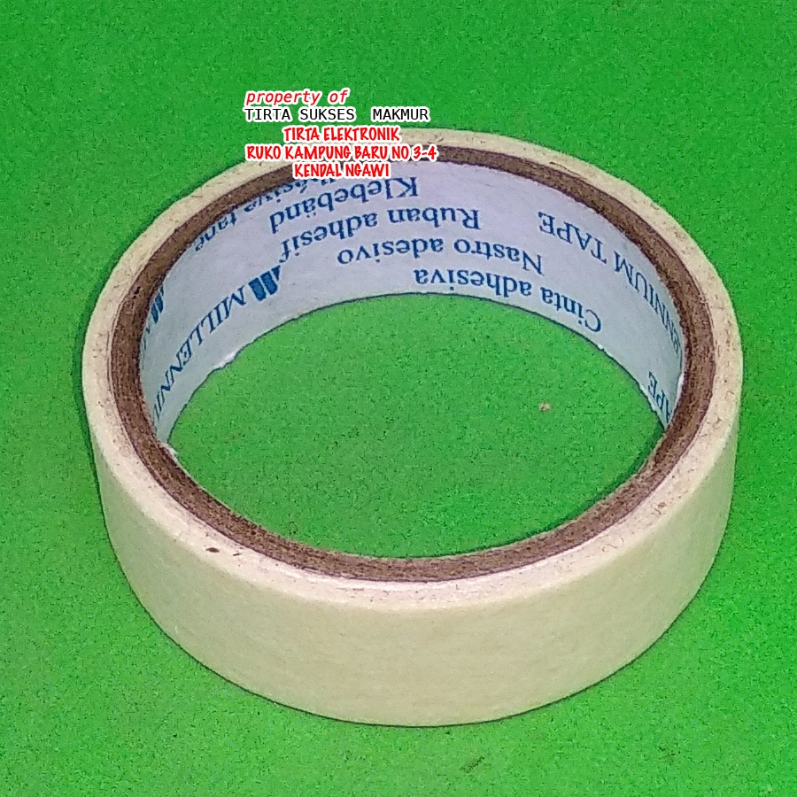 

solasi kertas mini masking tape mini isolasi kertas 3/4 inch