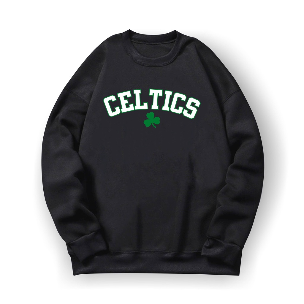 CELTICS Sweater Crewneck II CELTICS Basic Sweater II Sweatshirt Sz M - XL ( Pria &amp; Wanita / Anak &amp; Dewasa )