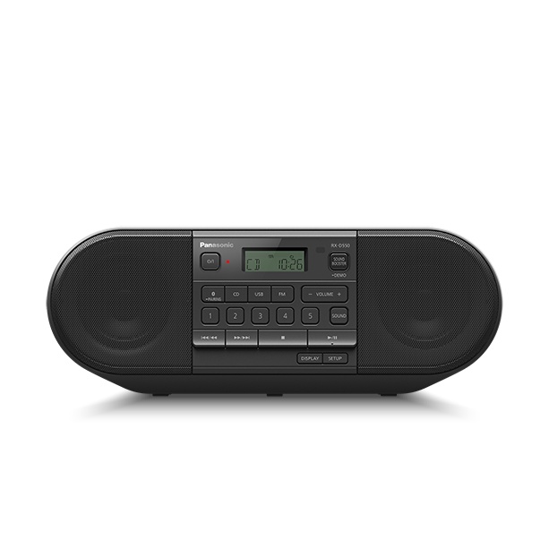 Boombox Panasonic RX-D550 CD Player USB FM Radio With Bluetooth - Asli