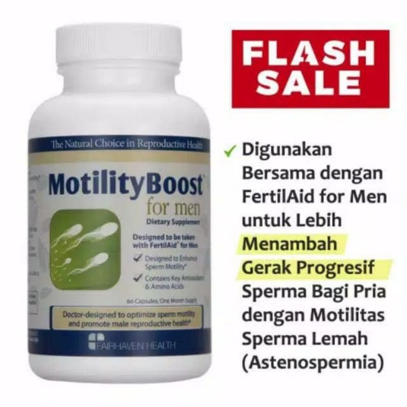 Motility Suplemen Herbal Penyubur Sperma Dengan Cepat