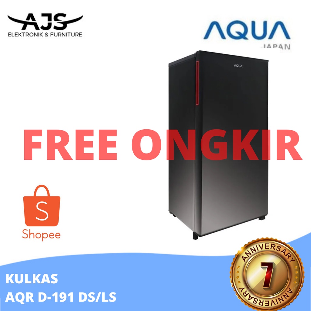 PROMO KULKAS AQUA JAPAN 1 PINTU AQF-191DS/L
